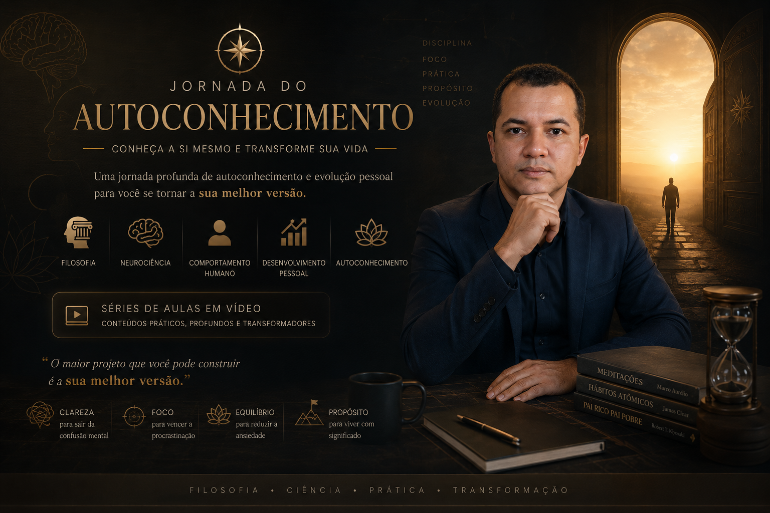 Marco Aurelio — Jornada do Autoconhecimento: Filosofia, Neurociência e Comportamento Humano